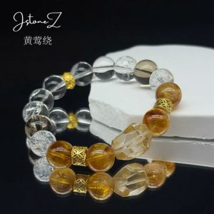黄莺绕|金发晶茶晶白水晶金气贯盈财定心净