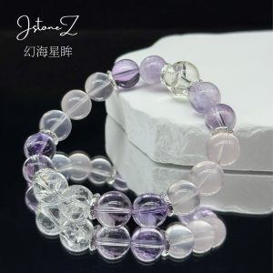 幻海星眸|紫水晶紫玉晶粉水晶白水晶幻海星引心眸澈梦