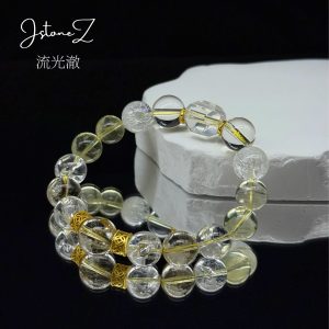 流光澈|白水晶柠檬晶金发晶流辉涤尘澈心启运