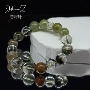 碧穹脉|白水晶祖母晶绿幽灵花园水晶地蕴天泽生机丰净